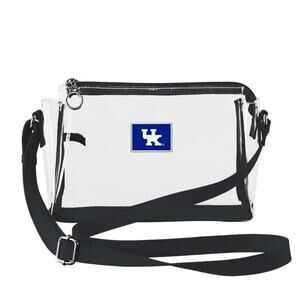 New Kentucky Wildcats Stadium Approved Small Clear Handbag w/Shoulder Strap, Bag